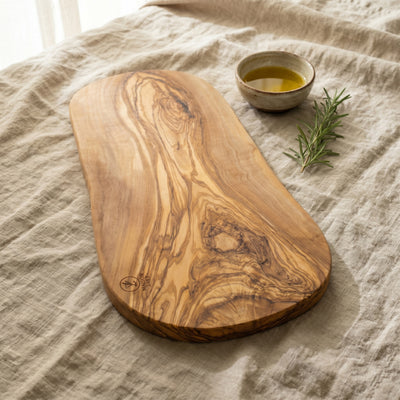 La Planche Rustique de Présentation - Bois d'Olivier Massif