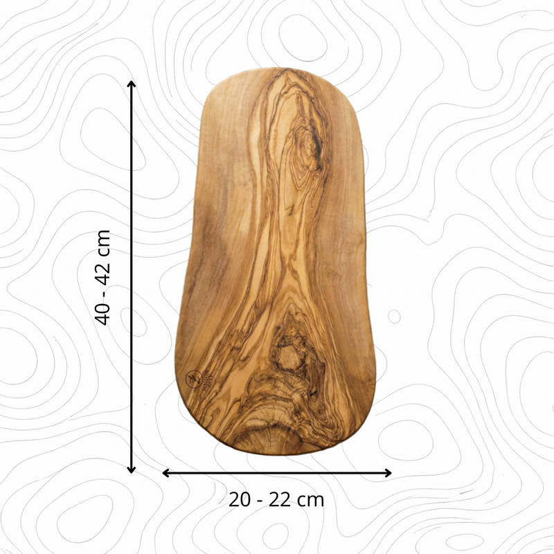 La Planche Rustique de Présentation - Bois d'Olivier Massif