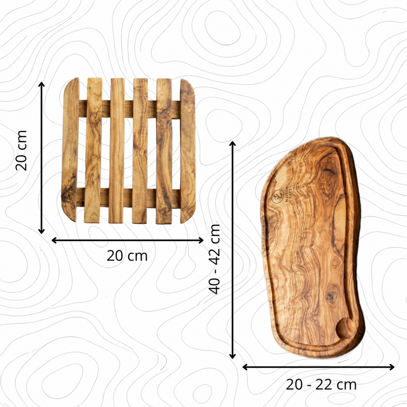 🫒 Bundle Service & Protection en Bois d’Olivier – Maison Zayt