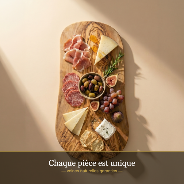 La Planche Rustique de Présentation - Bois d'Olivier Massif